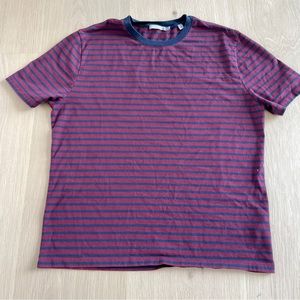 Mens Vince striped shirt
